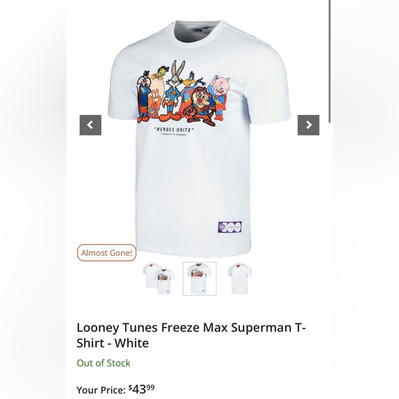 Looney Tunes 100 Years T Shirt Size Large Brand New - Picture 3 of 10